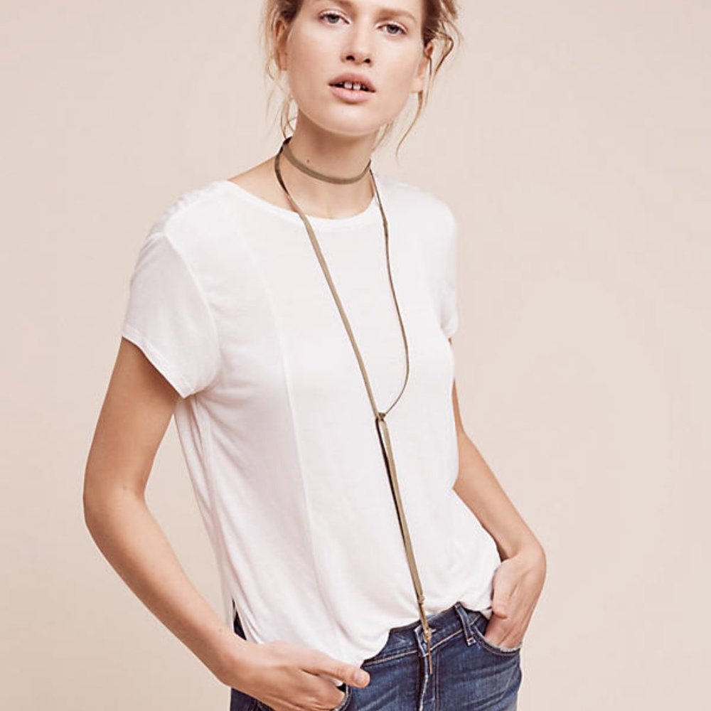 Mix & Match Tee, by Lilka, size M, white/cream